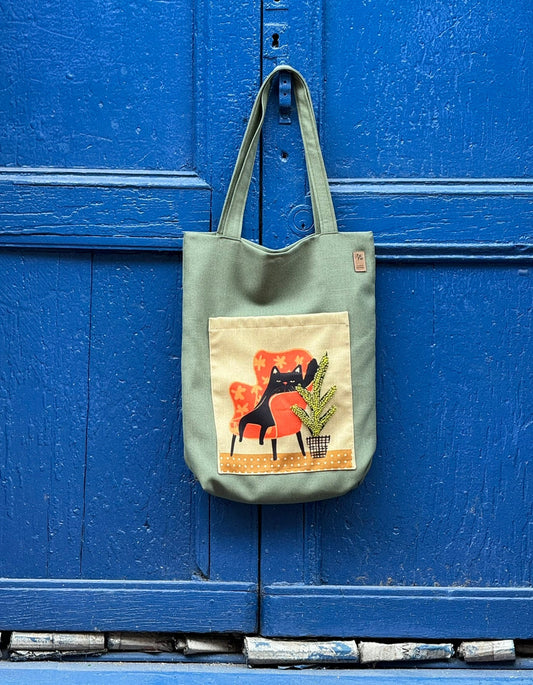 3. ToteBag Gatos y Plantas